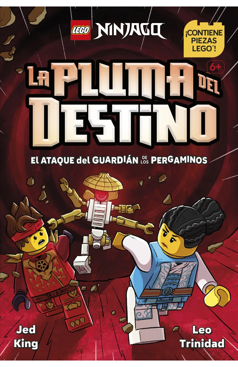 Portada de LEGO® Ninjago - La pluma del destino: El ataque del guardián de los pergaminos — Tapa dura · DK