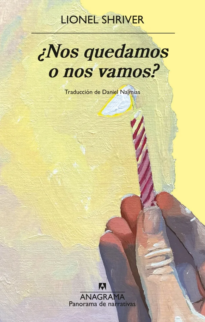 Portada de ¿Nos quedamos o nos vamos? — Tapa blanda · Editorial Anagrama