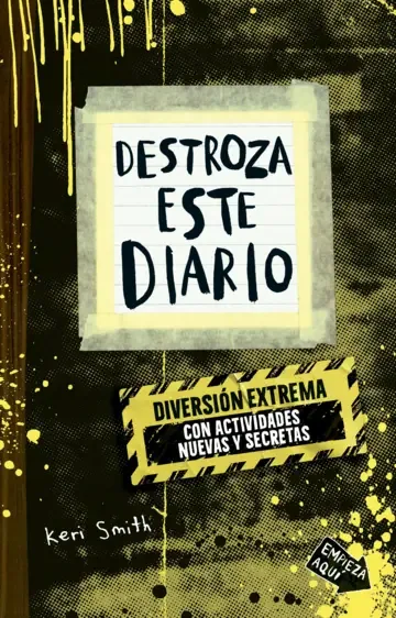 Portada de Destroza este diario. Diversión EXTREMA — Rústica sin solapas · Ediciones Paidós