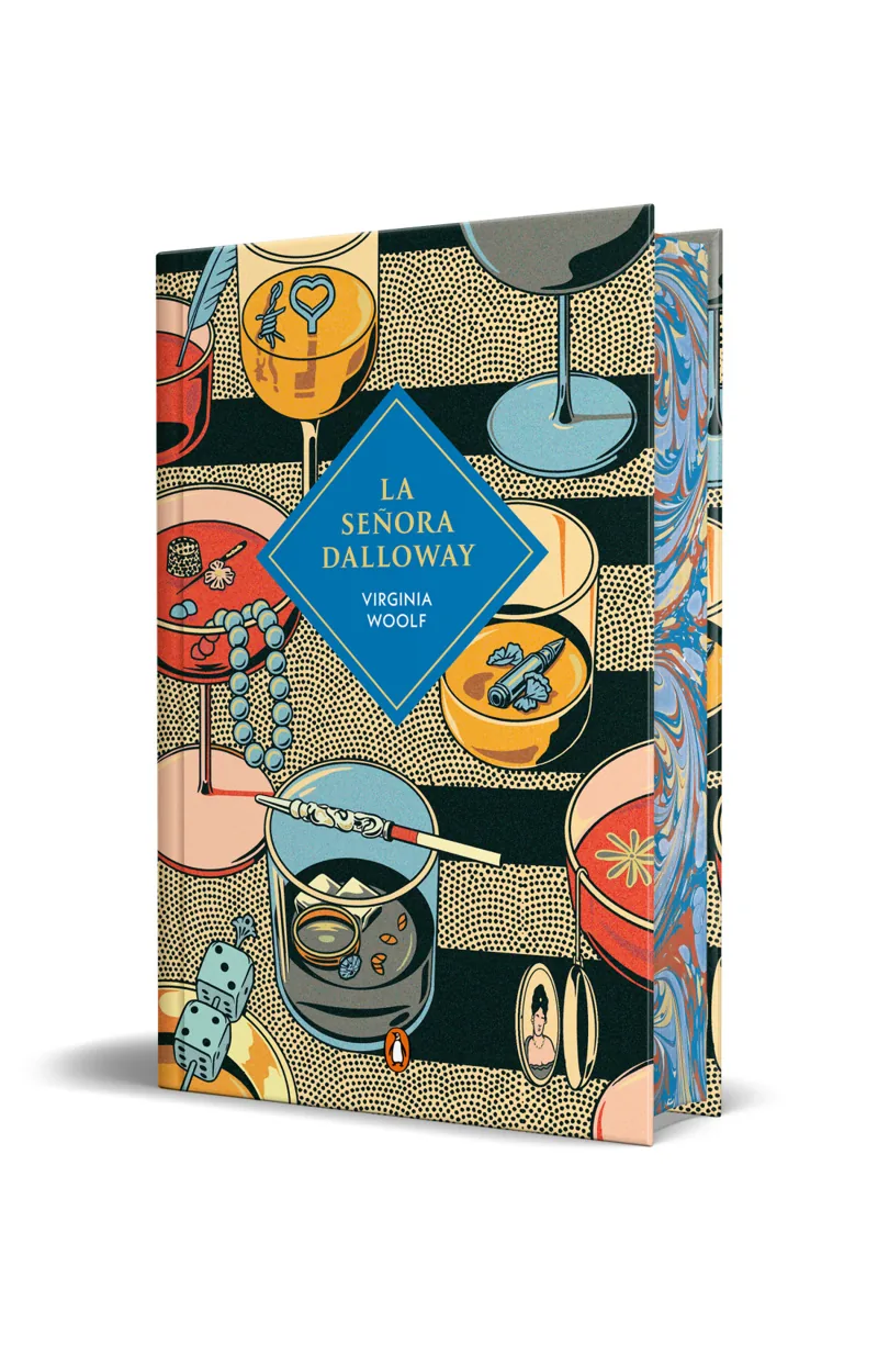 Portada de La señora Dalloway (edición especial limitada con cantos tintados) — Tapa dura · Penguin Clásicos