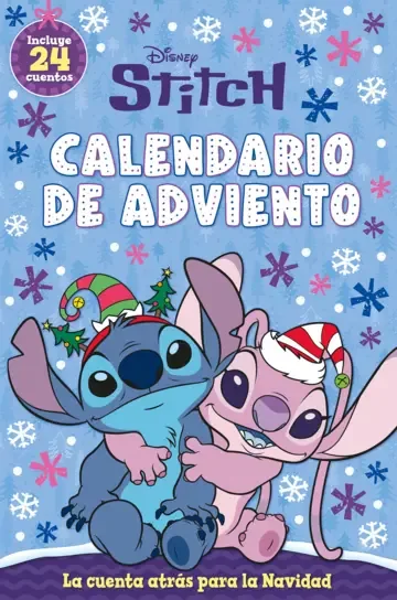 Portada de Stitch. Calendario de Adviento — Tapa dura sin s/cub. (cartoné) · Libros Disney
