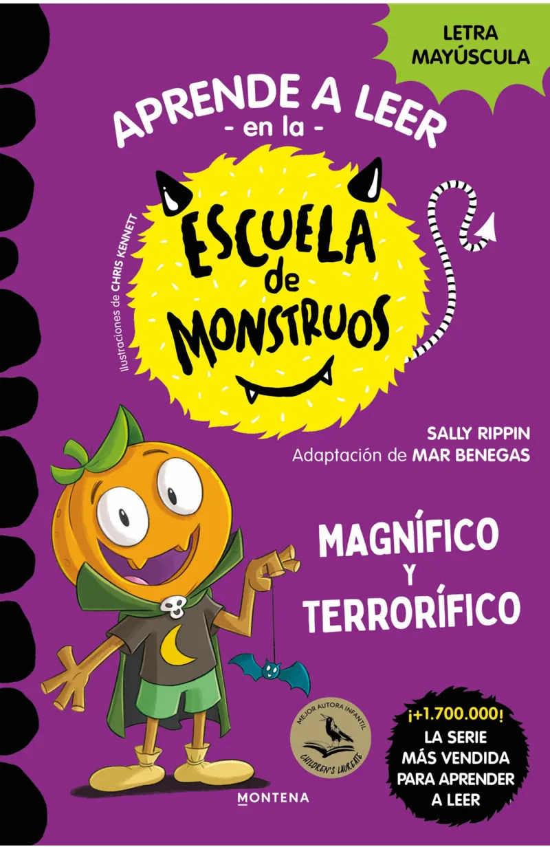 Portada de Aprender a leer en la Escuela de Monstruos 25 - Magnífico y terrorífico — Tapa blanda · Montena