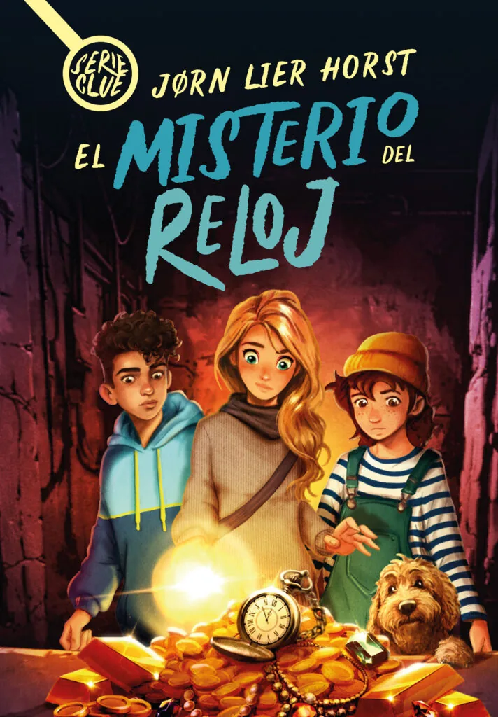 Portada de Clue. El misterio del reloj — Tapa dura · Duomo Ediciones