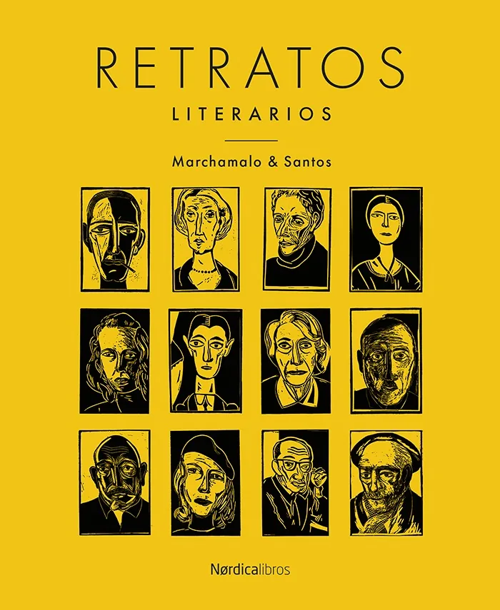 Portada de Retratos literarios — Tapa blanda · Nórdica Libros